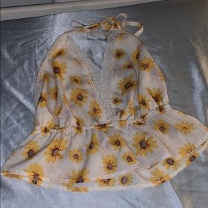 Sunflower 🌻 crop top